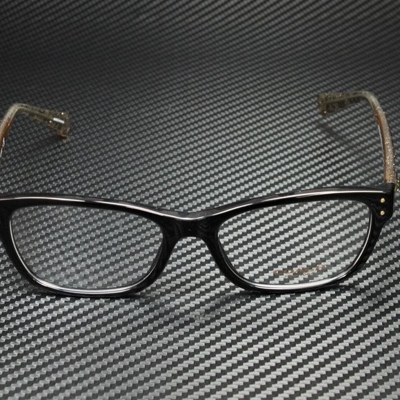 COACH Black Brown 53mm Eyeglasses - Picture 3 of 3